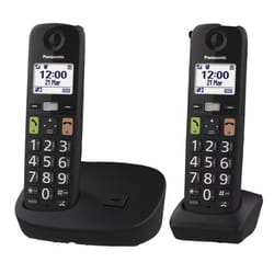 Panasonic KX-TGU112 Téléphone DECT Identification de l'appelant Noir