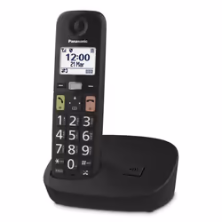 Panasonic KX-TGU112 Téléphone DECT Identification de l'appelant Noir