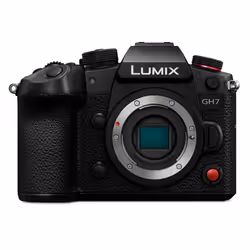 Panasonic GH7, 25,5 MP, 5776 x 4336 pixels, BSI CMOS, 4K Ultra HD, Écran tactile, Noir