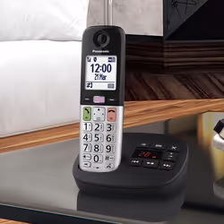 Panasonic KX-TGU430 Téléphone DECT Identification de l'appelant Noir, Gris - Vue supplémentaire 6