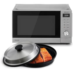 Panasonic NN-GD39QSEPG 29L Four à micro-ondes gril en acier inoxydable avec plat à vapeur1000WDécongélation AutomatiqueMolette