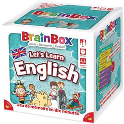 The Green Board Game Co. Brainbox : Apprenons lAnglais Jeu de société À partir de 8 ans 1 joueur et plus 10 minutes