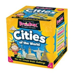 BrainBox Cities of the World Jeu de cartes Apprentissage