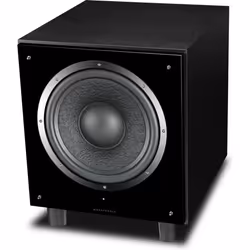 Caisson de basses Wharfedale SW-12 - Basses profondes - Amplificateur intégré - Noir