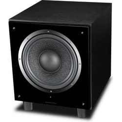 Caisson de basses Wharfedale SW-12 - Basses profondes - Amplificateur intégré - Noir