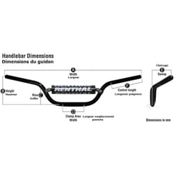 RENTHAL Guidon 758 Road Ultra Low