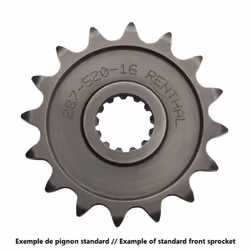 RENTHAL Pignon acier standard 439 - 520