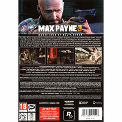 Rockstar Games Max Payne 3, PC, Mode Multiplayer, M (Mature), Support physique