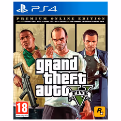 Take-Two Interactive Grand Theft Auto V: Premium Edition, PlayStation 4, Mode Multiplayer, M (Mature)