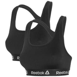 Brassières de sport Reebok - Lot de 2 - Nos Nageur Femmes - Noir - Fitness - Sans manche - Respirant