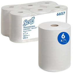 SCOTT 6657 serviette en papier Blanc 165 m