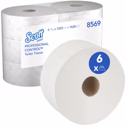 SCOTT 8569, 7680 feuilles, 1280 feuilles, Blanc, 0,245 m, 10,6 cm