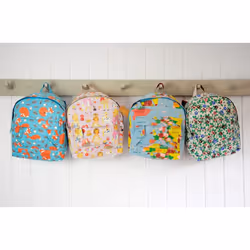 Craenen REX.W.24799 sac à dos Cartable sac à dos Multicolore Coton, Nylon