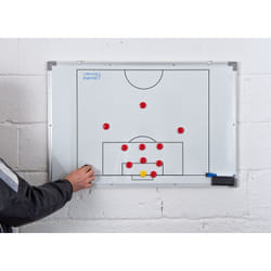 Precision coachboard football 60 x 90 cm blanc magnétique 33-part