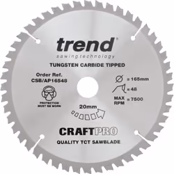 Les lames de scie Trend Craft Pro garantissent toujours une finition haut de gamme et des performances optimales. Disponibles ...