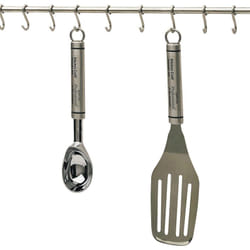 KitchenCraft Support suspendu pour ustensiles de cuisine en acier inoxydable avec 12 crochets, 52 cm (20.5')