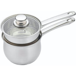 KitchenCraft - Cuiseur à induction / Bain Marie Double Casserole dans boîte cadeau of, acier inoxydable, 16 cm