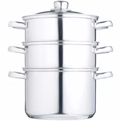 Cuit-vapeur moyen de 3 niveaux de KitchenCraft (20 cm) : Comment pouvez-vous vous passer d'un cuit-vapeur de detroisniveaux ? ...