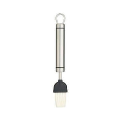 Kitchen Craft Pinceau à pâtisserie professionnel en acier inoxydable avec manche court ovale