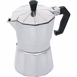Kitchencraft Le’Xpress Italian Style, Cafetière à moka, Acier inoxydable, Acier inoxydable, 3 tasses