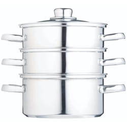 Clearview - Cuiseur vapeur de 3 étages de acier inoxydable (16 cm)