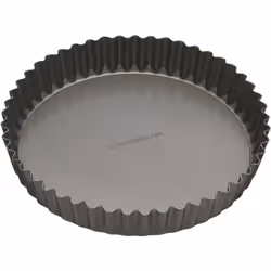 MasterClass Grand moule à gâteau / moule à quiche cannelé, antiadhésif, à fond amovible 30 cm : Un grand pâtissier a besoin d ...