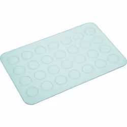Kitchencraft Sweetly Does It Silicone Macaroon Baking Sheet, Rectangulaire, Silicone, Vert