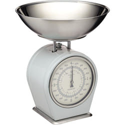 Kitchen Craft - KitchenCraft Living Nostalgia Balance de cuisine mécanique, 4 kg - Gris français