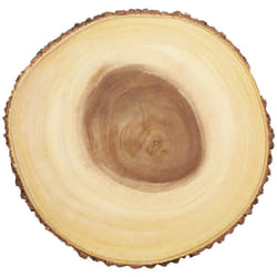 Kitchen Craft - Plat de service Artesà rustique de bois de acacia, plateau de service/plateau de fromage de bois avec bord de écorce, planche à