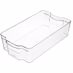 KitchenCraft boîte de rangement réfrigérateur 375 x 21 x 10 cm transparent
