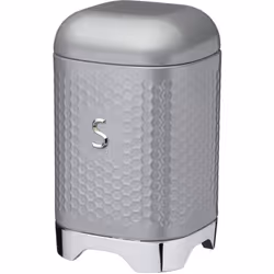 Sucrier texturé de design géométrique hexagonal Lovello de KitchenCraft, 11 x 11 x 19 cm - Gris : Accueillez dans votre cuisi ...