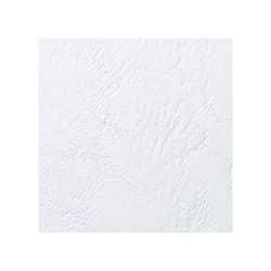 GBC Plats de couverture LeatherGrain A5 250 g/m² blanc (100)