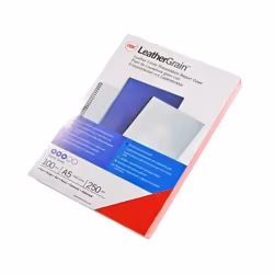 GBC Plats de couverture LeatherGrain A5 250 g/m² blanc (100) - Vue supplémentaire 6