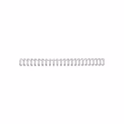 GBC Peignes métalliques WireBind A5 24 anneaux argent 8mm (100)