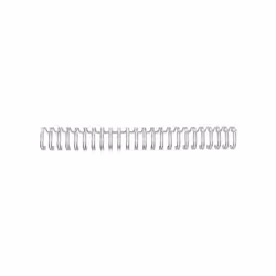 GBC Peignes métalliques WireBind A5 24 anneaux argent 8mm (100) - Vue supplémentaire 2