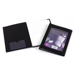 Rexel Livret de présentation A5 24 pochettes coloris noir