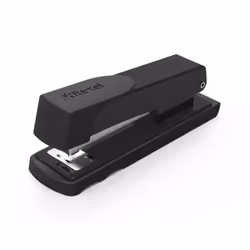 Rexel Agrafeuse Meteor demi-bande, coloris noir, 20 feuilles, Noir, Métal, 6,5 cm, 208 g, 134 x 38 x 58 mm