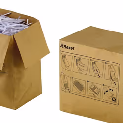 Rexel Sacs poubelles recyclables 50 litres pour destructeurs