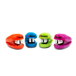 Rexel Mini agrafeuse Buddy coloris assortis