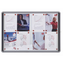 Nobo Vitrine d`intérieur fond magnétique 8xA4