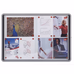 Nobo Vitrine d`intérieur fond magnétique 8xA4 - Vue supplémentaire 5