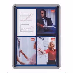 Nobo Vitrine d`intérieur fond tissu 9xA4 - Vue supplémentaire 4