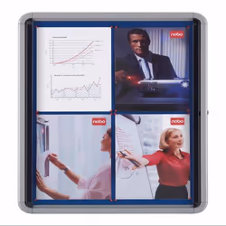 Nobo Vitrine d`intérieur fond tissu 9xA4 - Vue supplémentaire 6