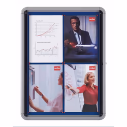 Nobo Vitrine d`intérieur fond tissu 6xA4 - Vue supplémentaire 4