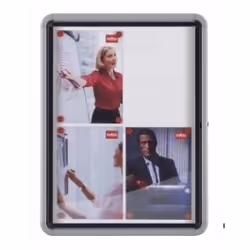 Nobo Vitrine d`extérieur fond magnétique 6xA4