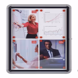 Nobo Vitrine d`extérieur fond magnétique 9xA4 - Vue supplémentaire 7