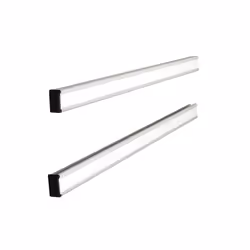 Nobo Supports pour bandes fixes en métal indice 15, Gris, Aluminium, Chine, 481 mm, 13 mm, 307 g