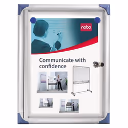 Nobo Vitrine d`intérieur extra plate à fond magnétique 4xA4