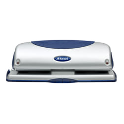Rexel Perforateur P425 4 trous coloris argent/bleu