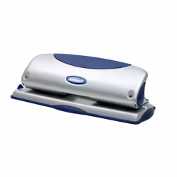Rexel Perforateur P425 4 trous coloris argent/bleu
